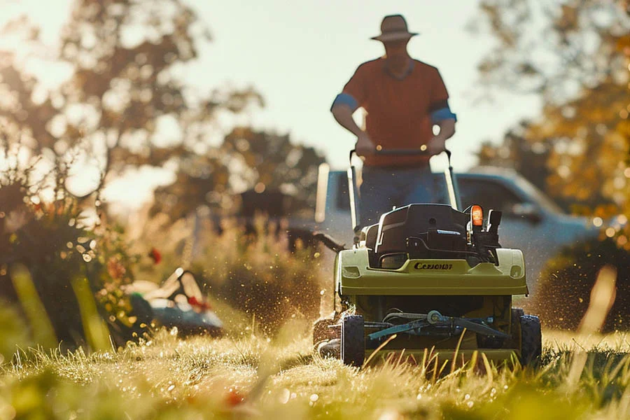 small grass mower