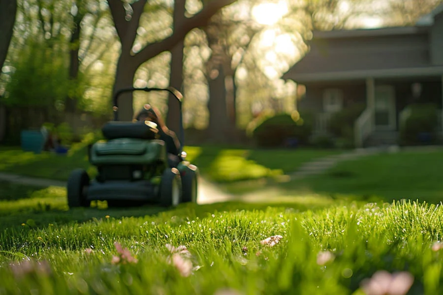 small grass mower