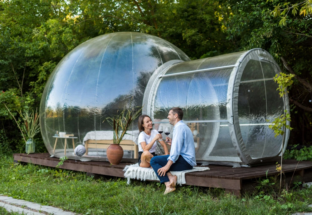 transparent crystal tents